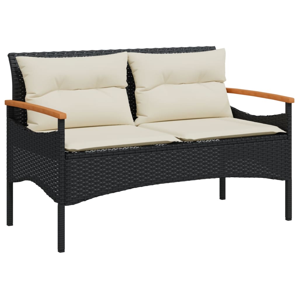 Set Mobilier De Grădină Cu Perne, 4 Piese, , Poliratan