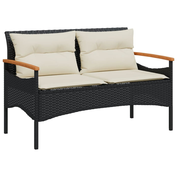 Set Mobilier De Grădină Cu Perne, 4 Piese, , Poliratan