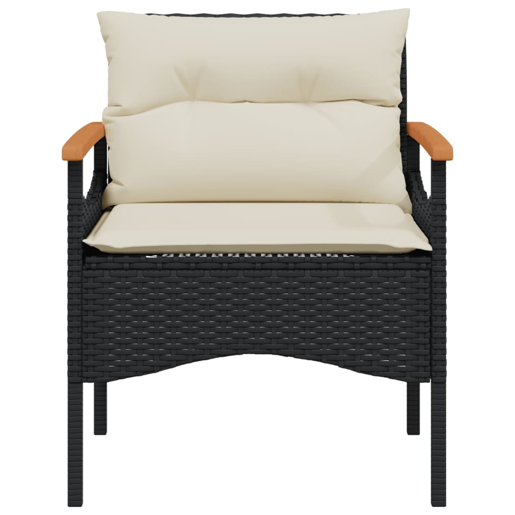 Set Mobilier De Grădină Cu Perne, 4 Piese, , Poliratan