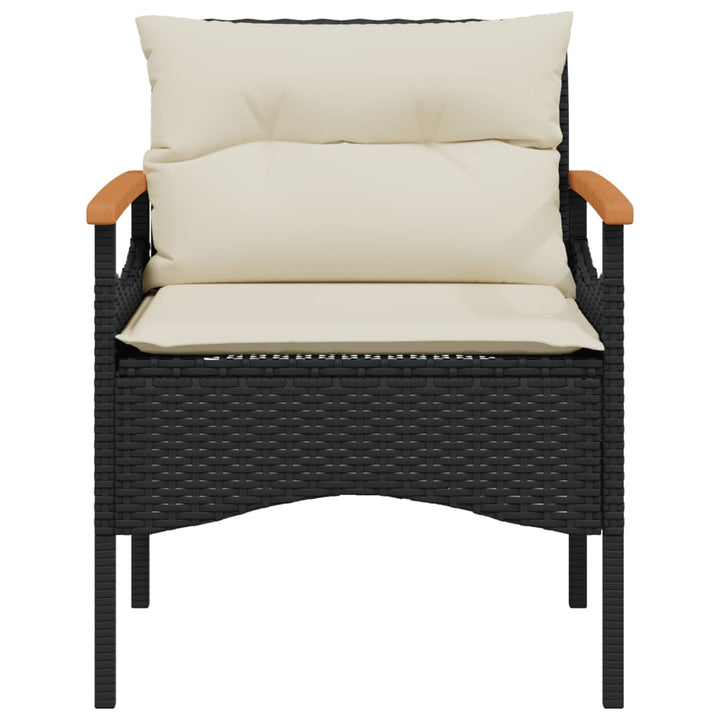 Set Mobilier De Grădină Cu Perne, 4 Piese, , Poliratan