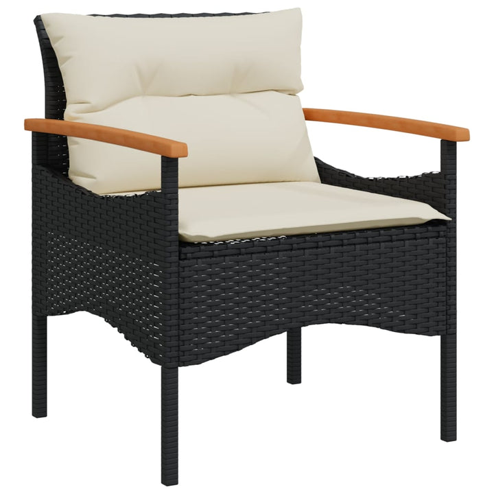 Set Mobilier De Grădină Cu Perne, 4 Piese, , Poliratan