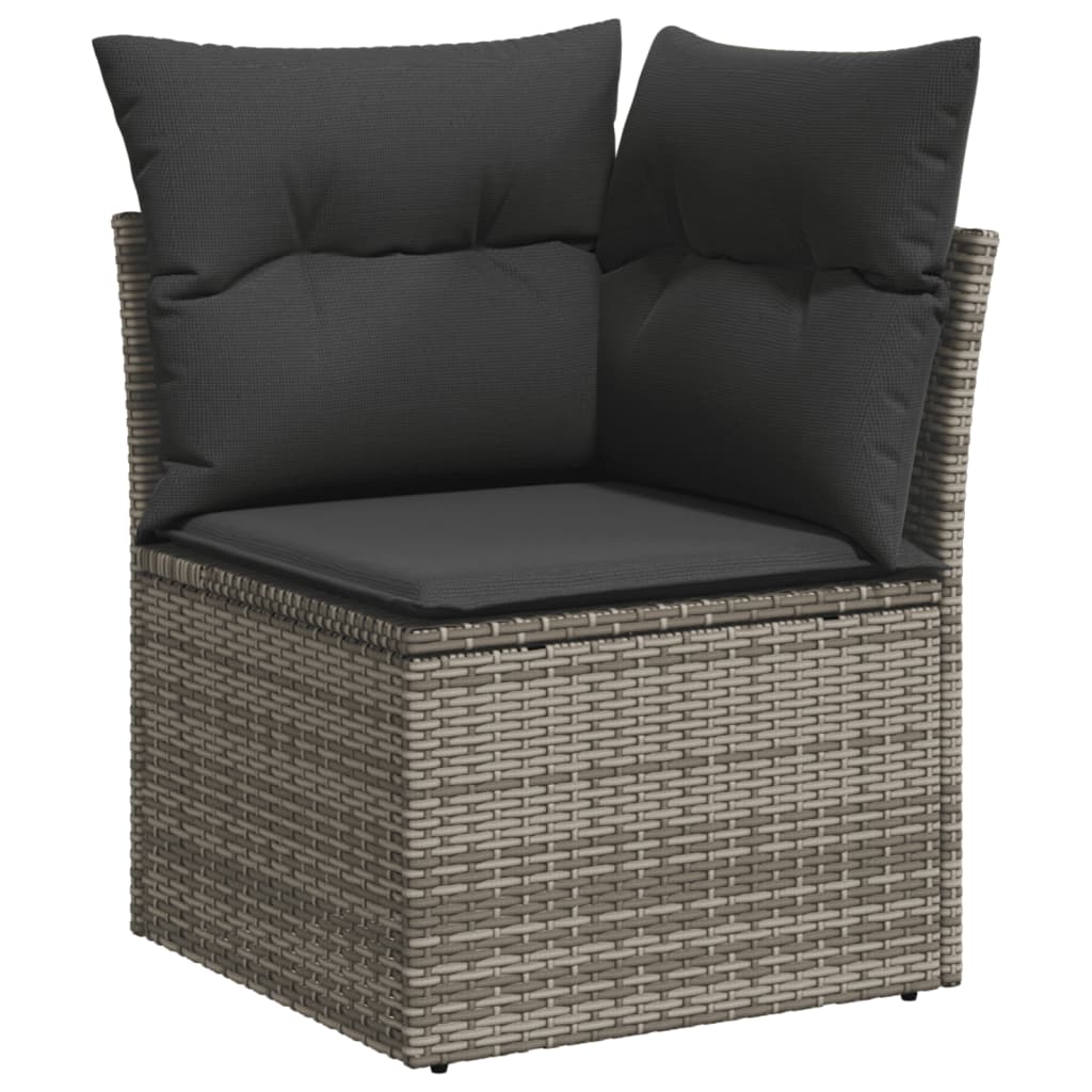 Set Canapea De Grădină Cu Perne, 5 Piese, , Poliratan