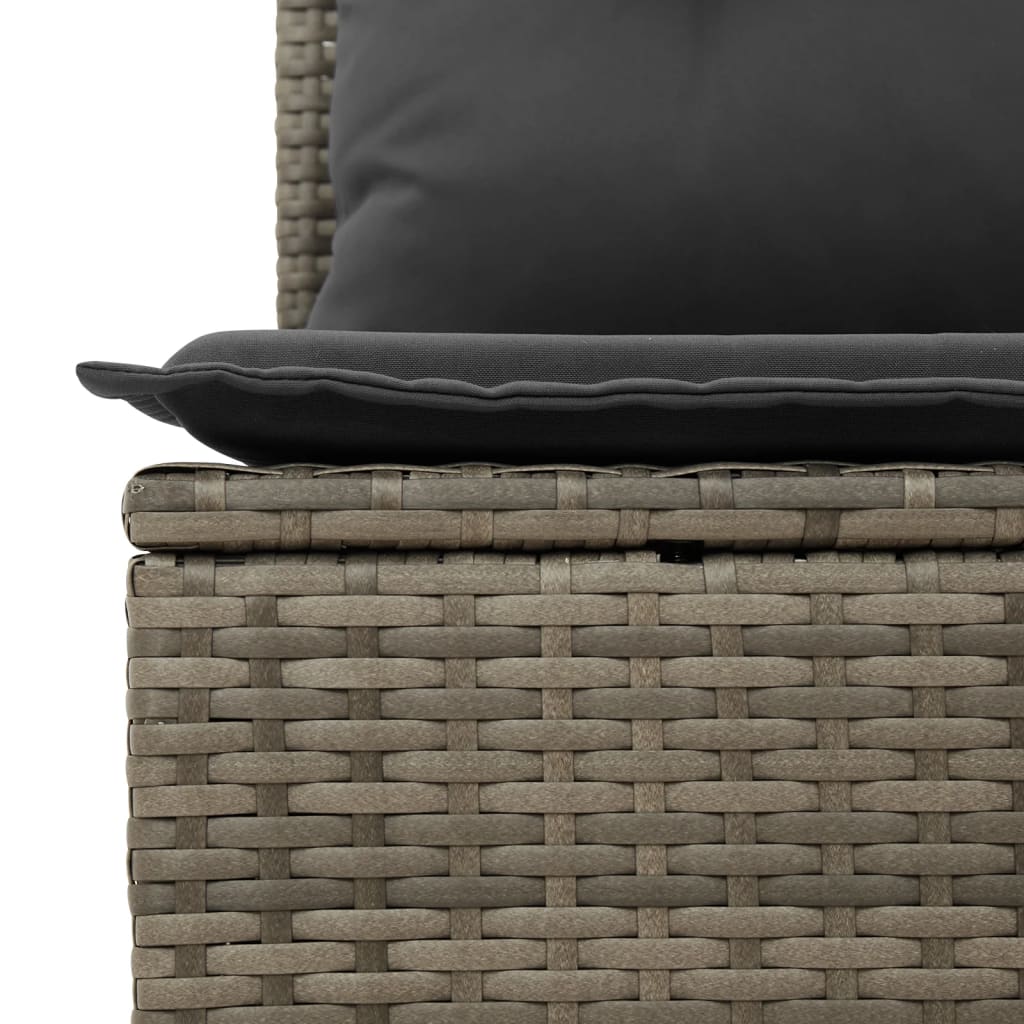Set Canapele De Grădină Cu Perne, 8 Piese, , Poliratan
