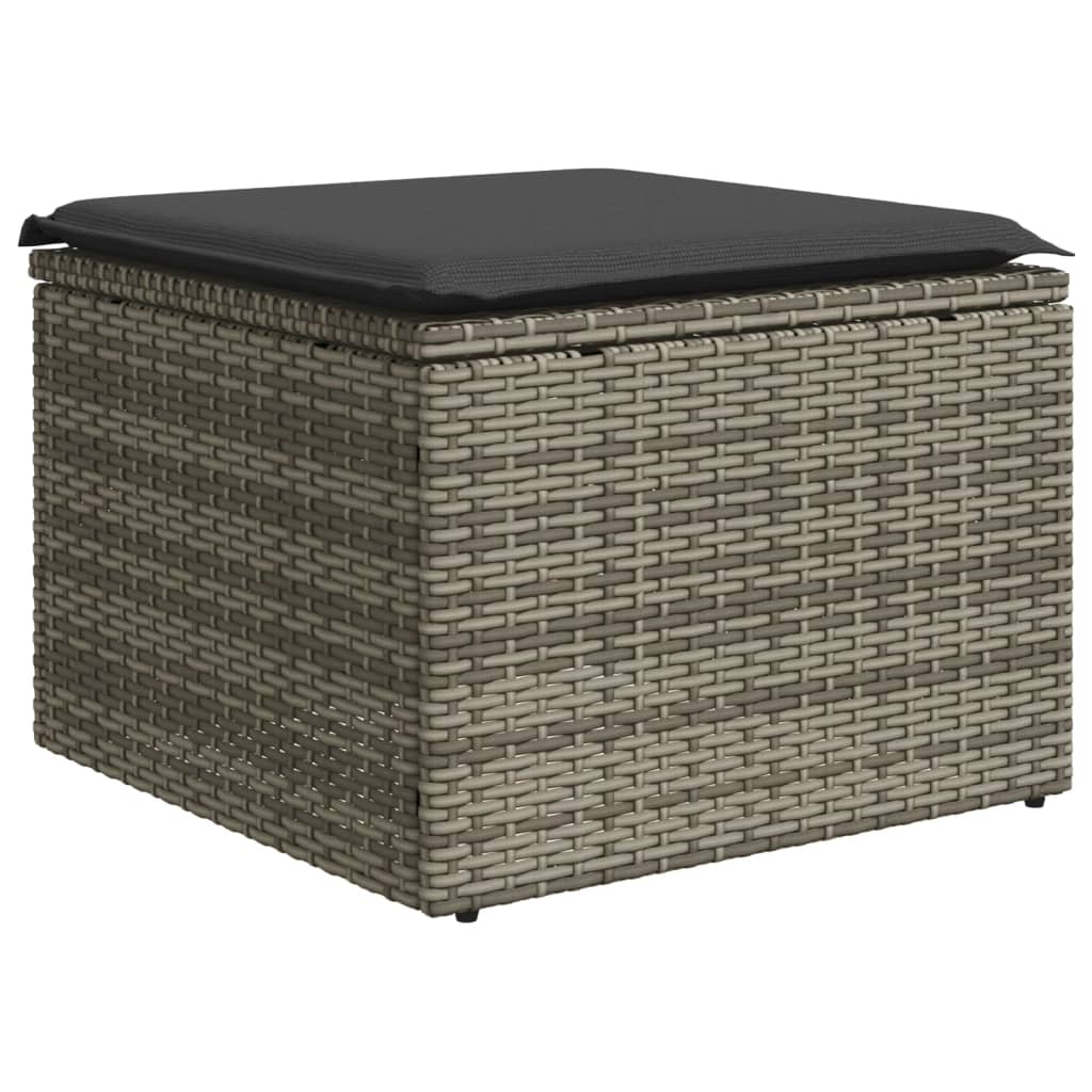 Set Canapele De Grădină, 7 Piese, Cu Perne, , Poliratan
