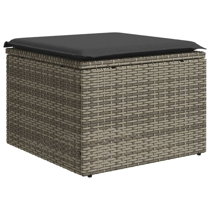 Set Canapele De Grădină, 7 Piese, Cu Perne, , Poliratan