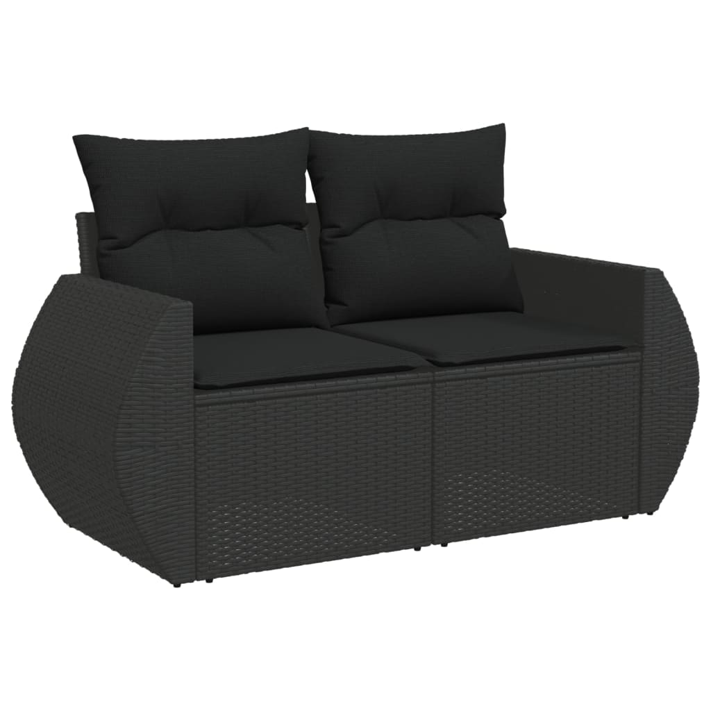 Set Canapele De Grădină Cu Perne, 10 Piese, , Poliratan