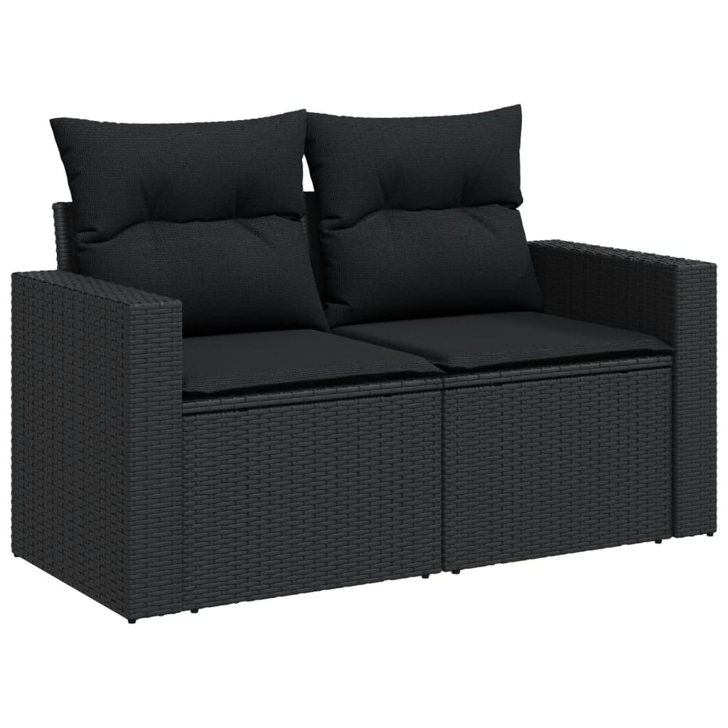 Set Canapele De Grădină Cu Perne, 10 Piese, , Poliratan