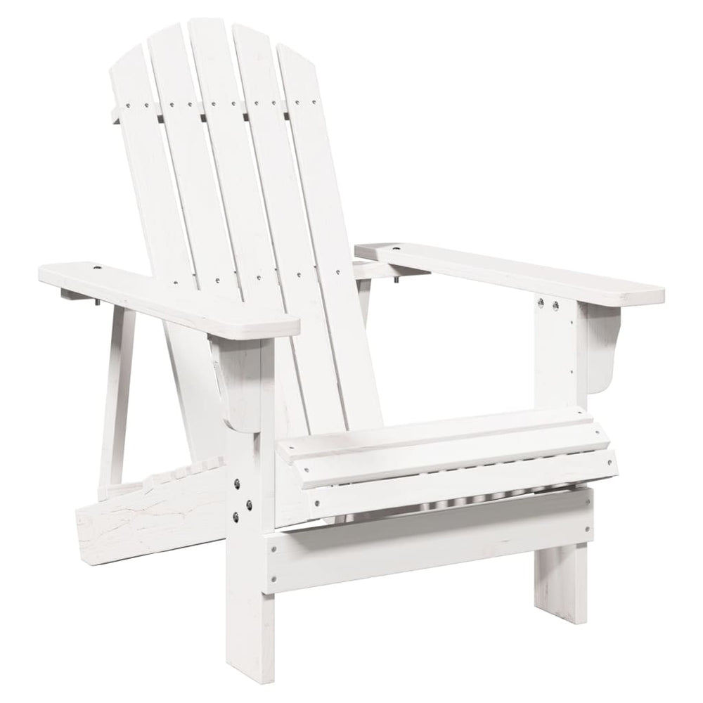 Scaun Adirondack, , 69X85X90,5 Cm, Lemn Masiv De Brad