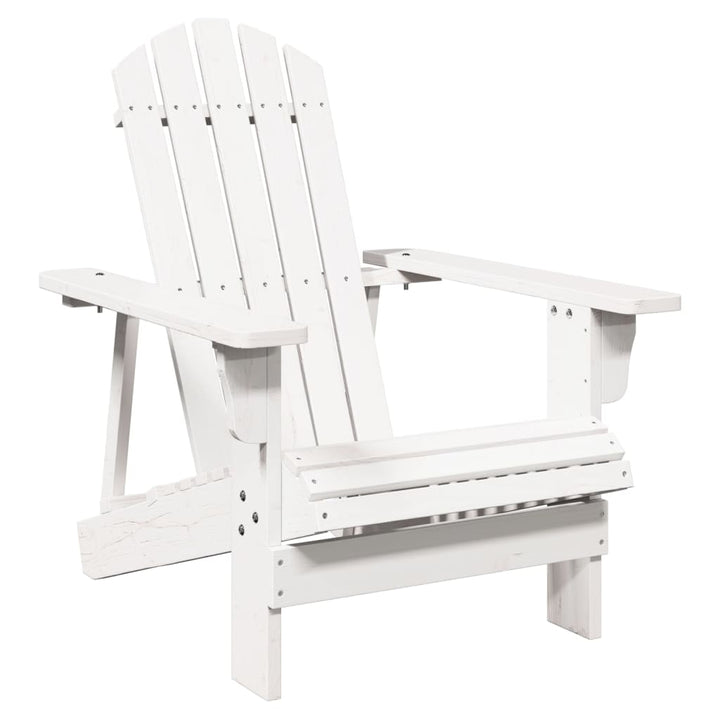 Scaun Adirondack, , 69X85X90,5 Cm, Lemn Masiv De Brad