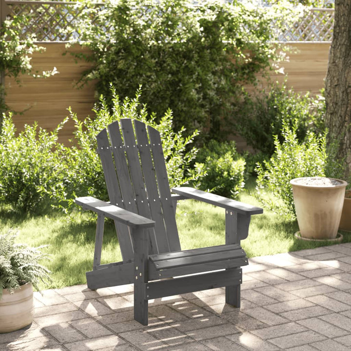 Scaun Adirondack, , 69X85X90,5 Cm, Lemn Masiv De Brad