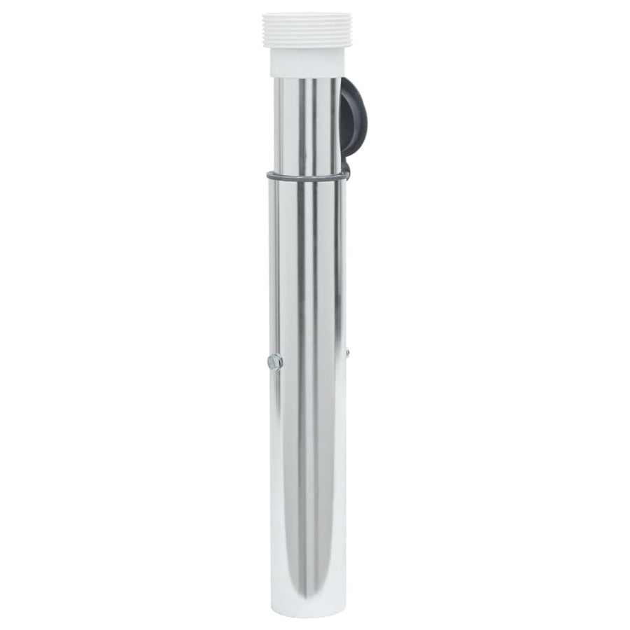 Bază Umbrelă Îngropată Pentru Tijă De 40-50Mm Argintiu Aluminiu