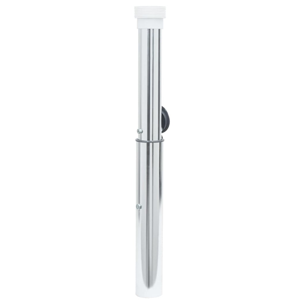 Bază Umbrelă Îngropată Pentru Tijă De 40-50Mm Argintiu Aluminiu