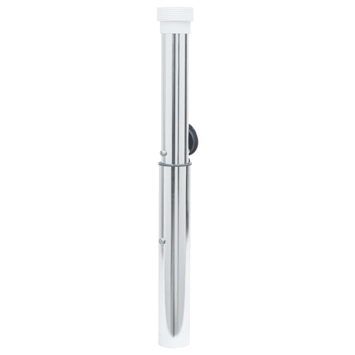 Bază Umbrelă Îngropată Pentru Tijă De 40-50Mm Argintiu Aluminiu