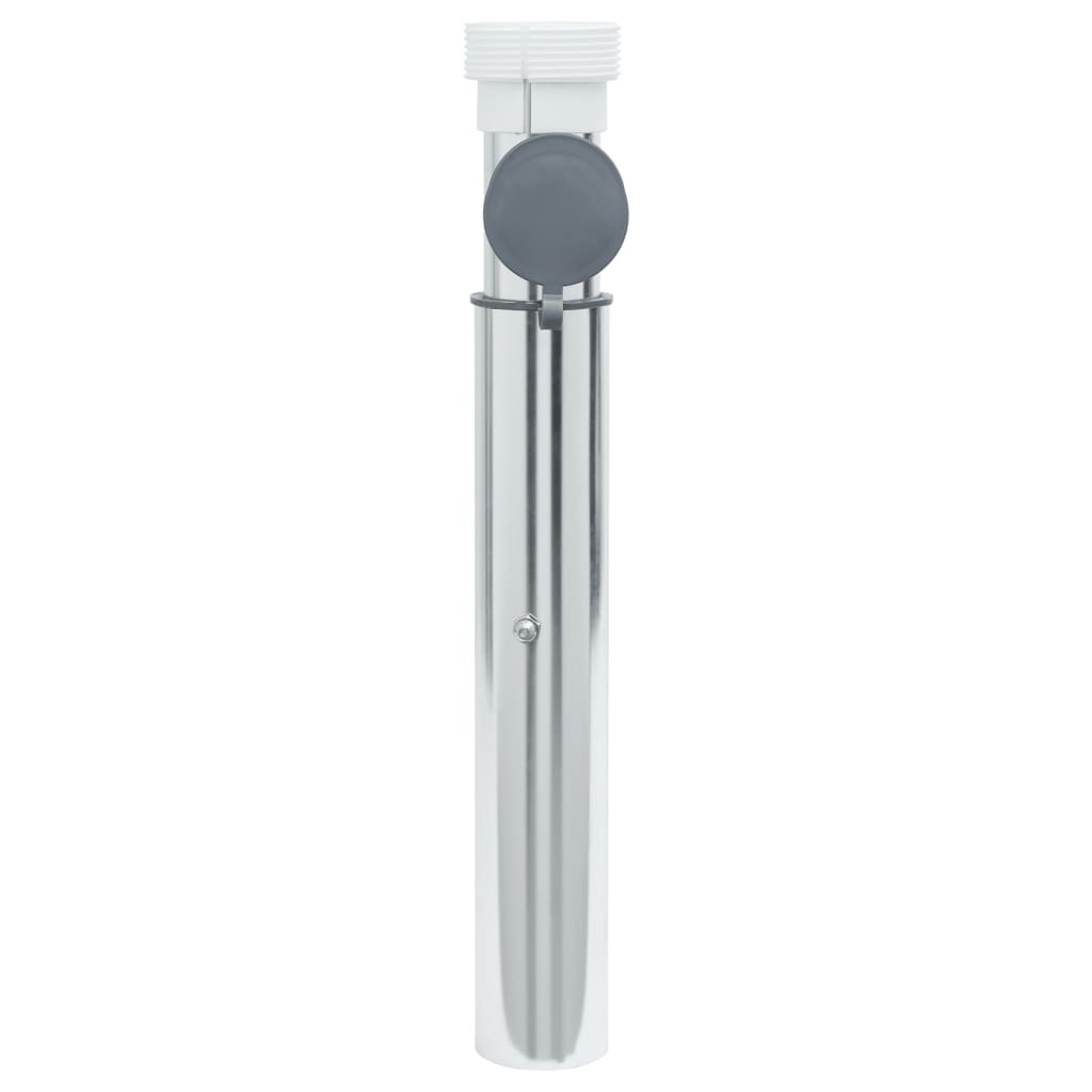 Bază Umbrelă Îngropată Pentru Tijă De 40-50Mm Argintiu Aluminiu