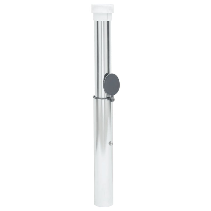 Bază Umbrelă Îngropată Pentru Tijă De 40-50Mm Argintiu Aluminiu