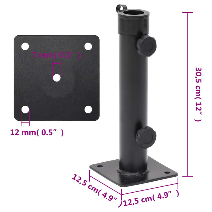 Suport De Umbrelă Pentru Stâlp De Ø38/48 Mm, , Oțel