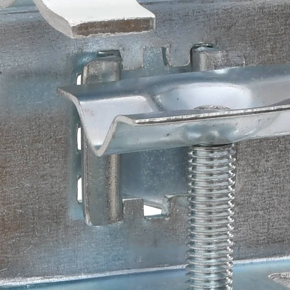 Cleme Umbrelă Pentru Balcon, 2 Buc., 32 Mm, Oțel Galvanizat