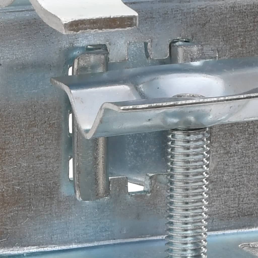 Cleme Umbrelă Pentru Balcon, 2 Buc., 32 Mm, Oțel Galvanizat