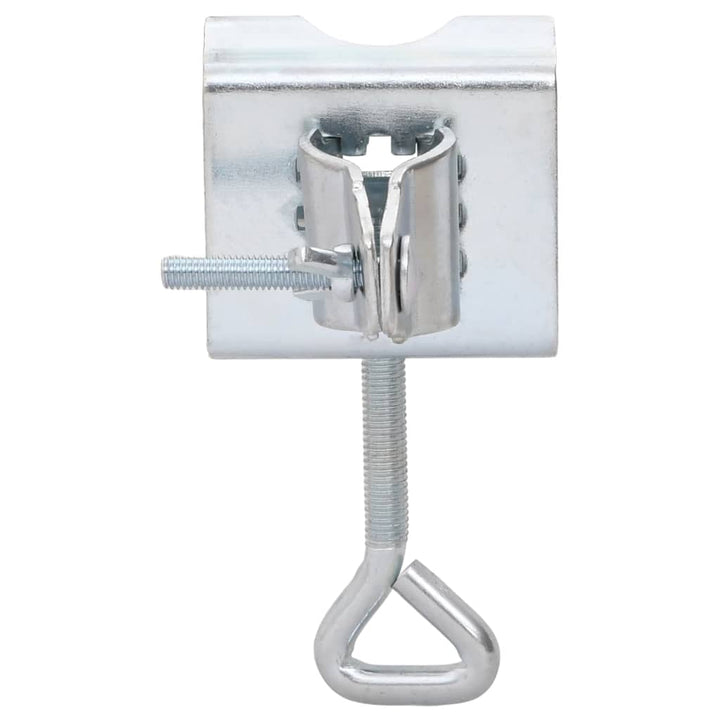 Cleme Umbrelă Pentru Balcon, 2 Buc., 32 Mm, Oțel Galvanizat