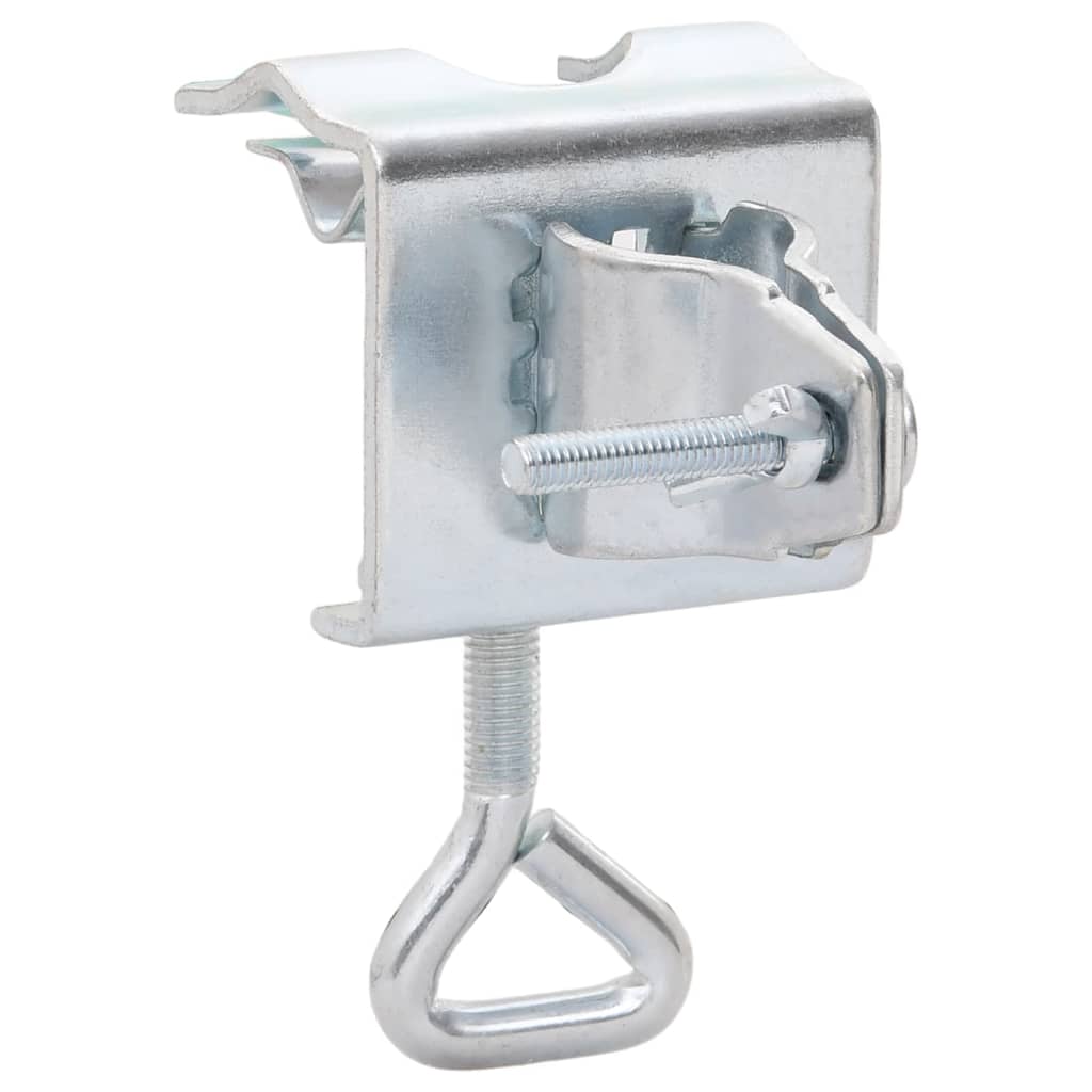 Cleme Umbrelă Pentru Balcon, 2 Buc., 32 Mm, Oțel Galvanizat