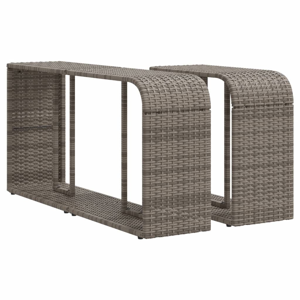 Set Mobilier De Grădină Cu Perne, 10 Piese, , Poliratan