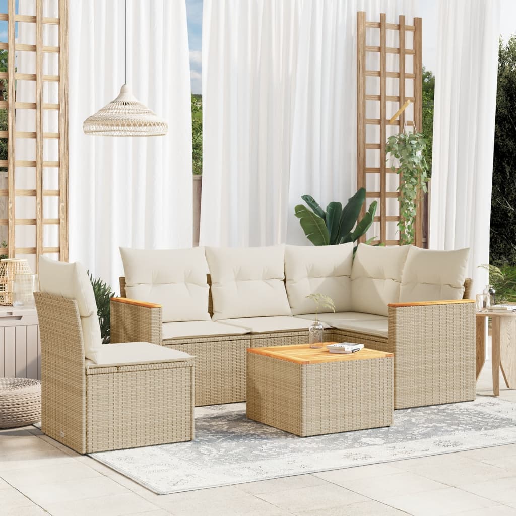 Set Mobilier De Grădină Cu Perne, 5 Piese, Negru, Poliratan