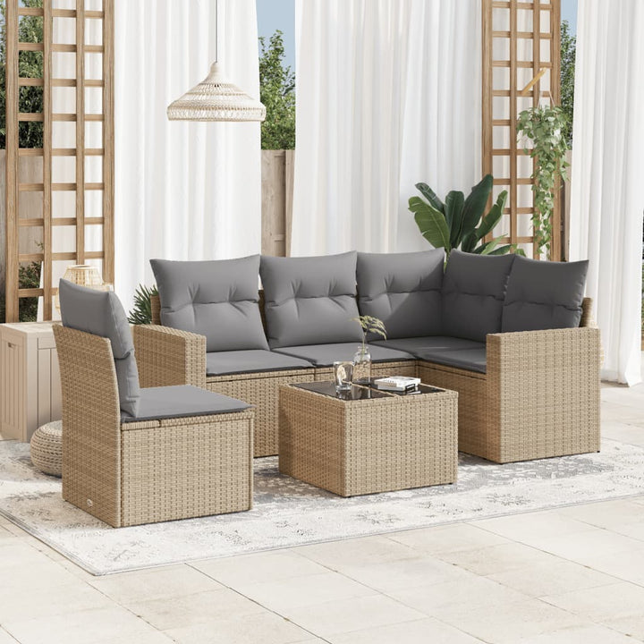 Set Mobilier De Grădină Cu Perne, 5 Piese, , Poliratan