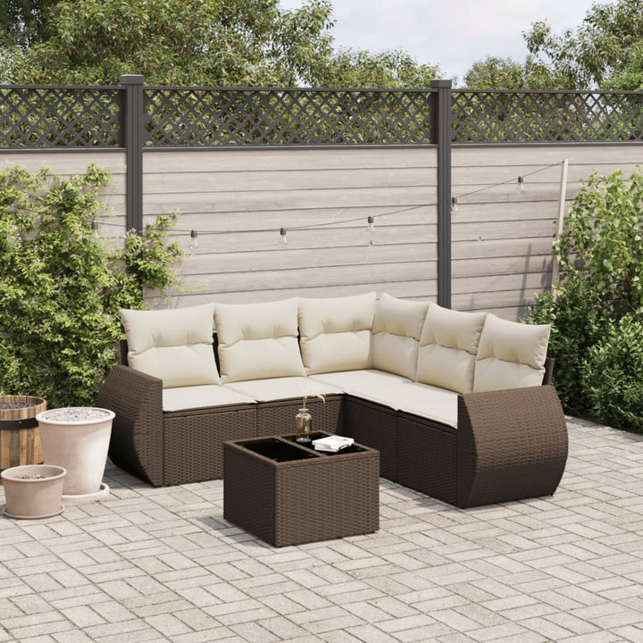 Set Mobilier De Grădină Cu Perne, 5 Piese, Negru, Poliratan