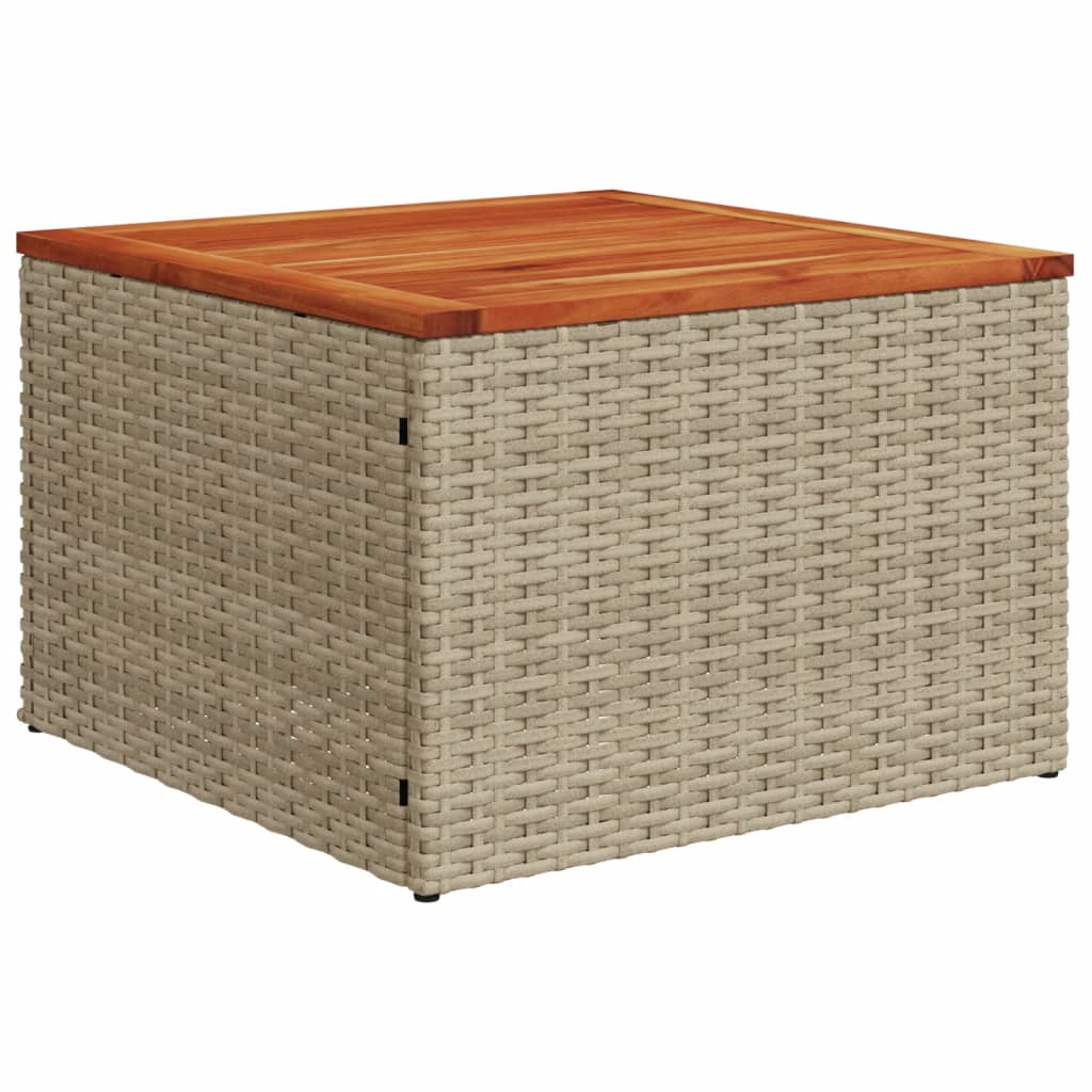 Set Canapele De Grădină Cu Perne, 6 Piese, Bej, Poliratan