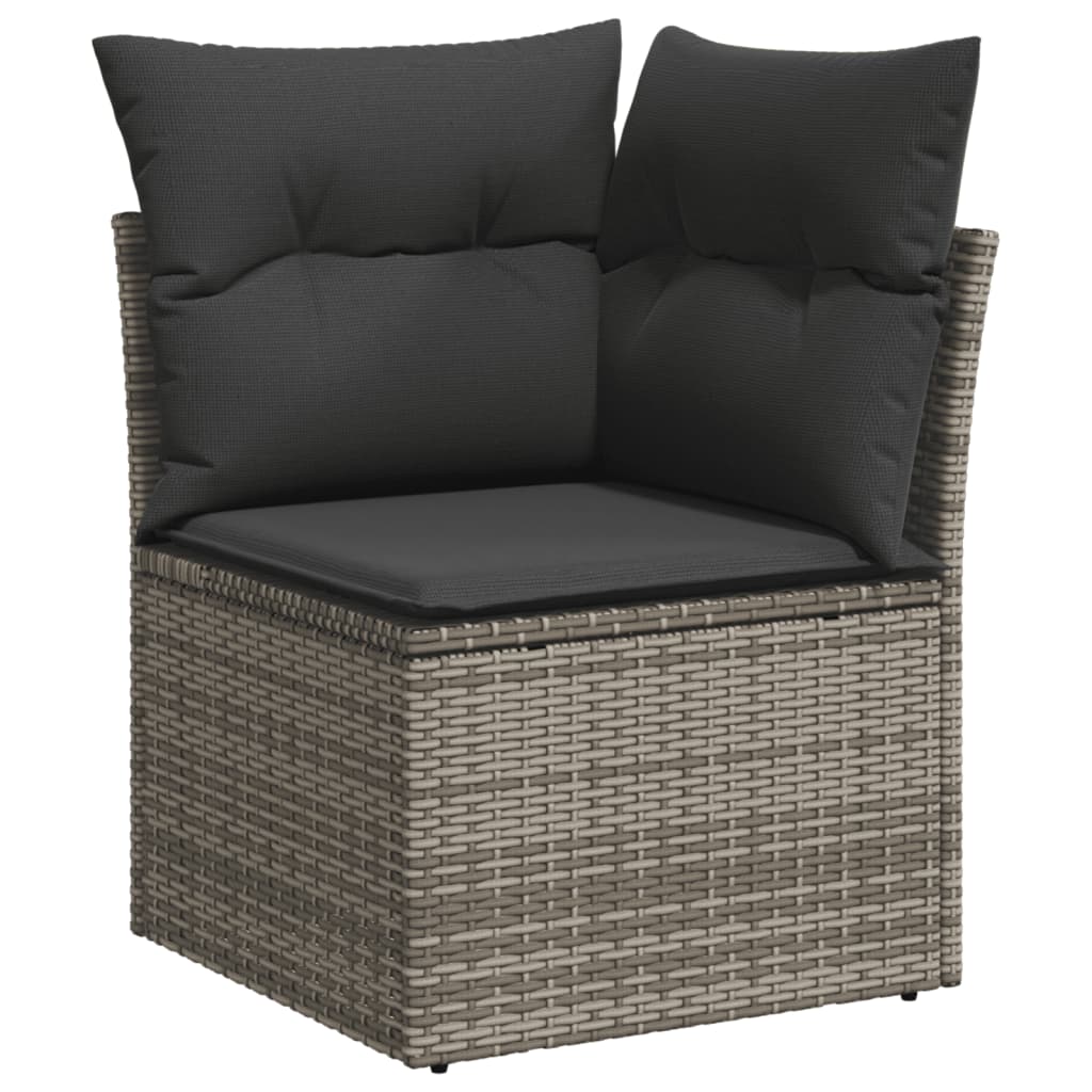 Set Canapele De Grădină, 7 Piese, Cu Perne, , Poliratan