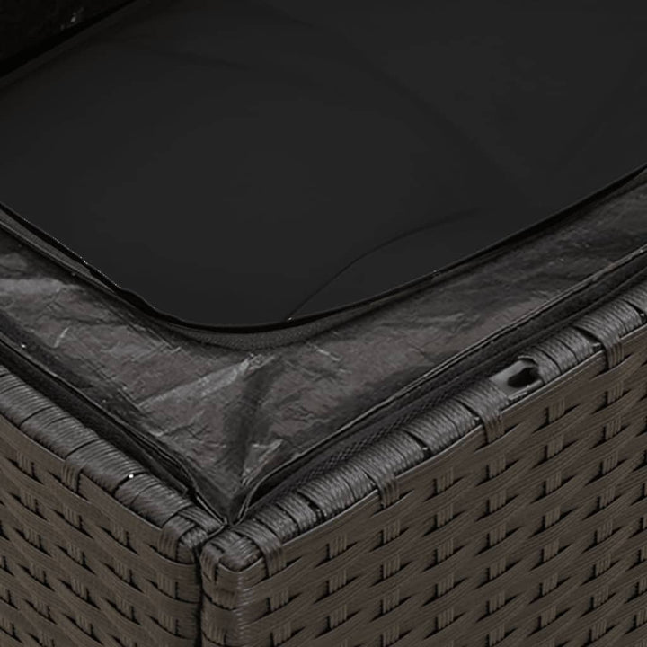 Set Mobilier De Grădină Cu Perne, 5 Piese, , Poliratan