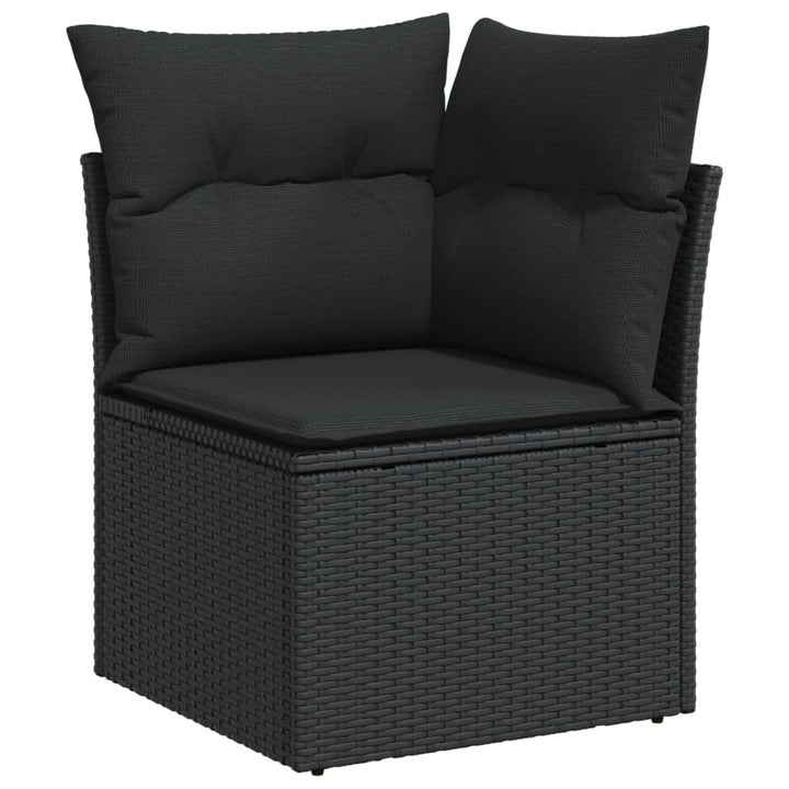 Set Canapele De Grădină Cu Perne, 10 Piese, , Poliratan