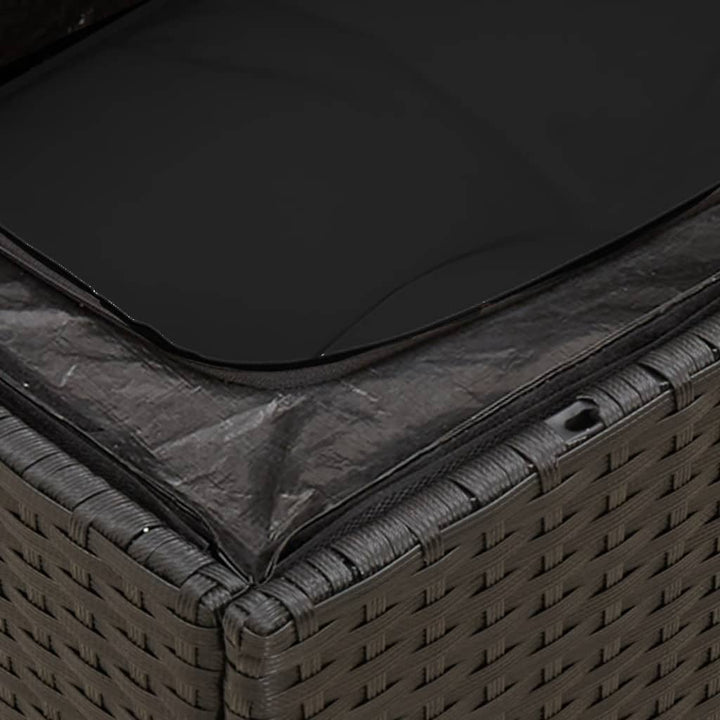 Set Mobilier De Grădină Cu Perne, 9 Piese, , Poliratan