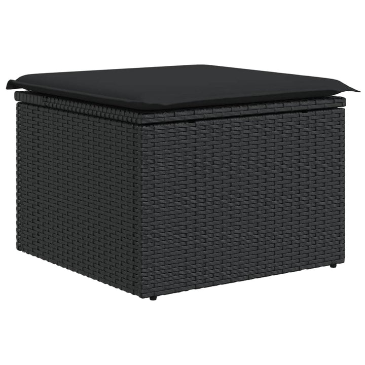 Set Canapele De Grădină Cu Perne, 7 Piese, , Poliratan