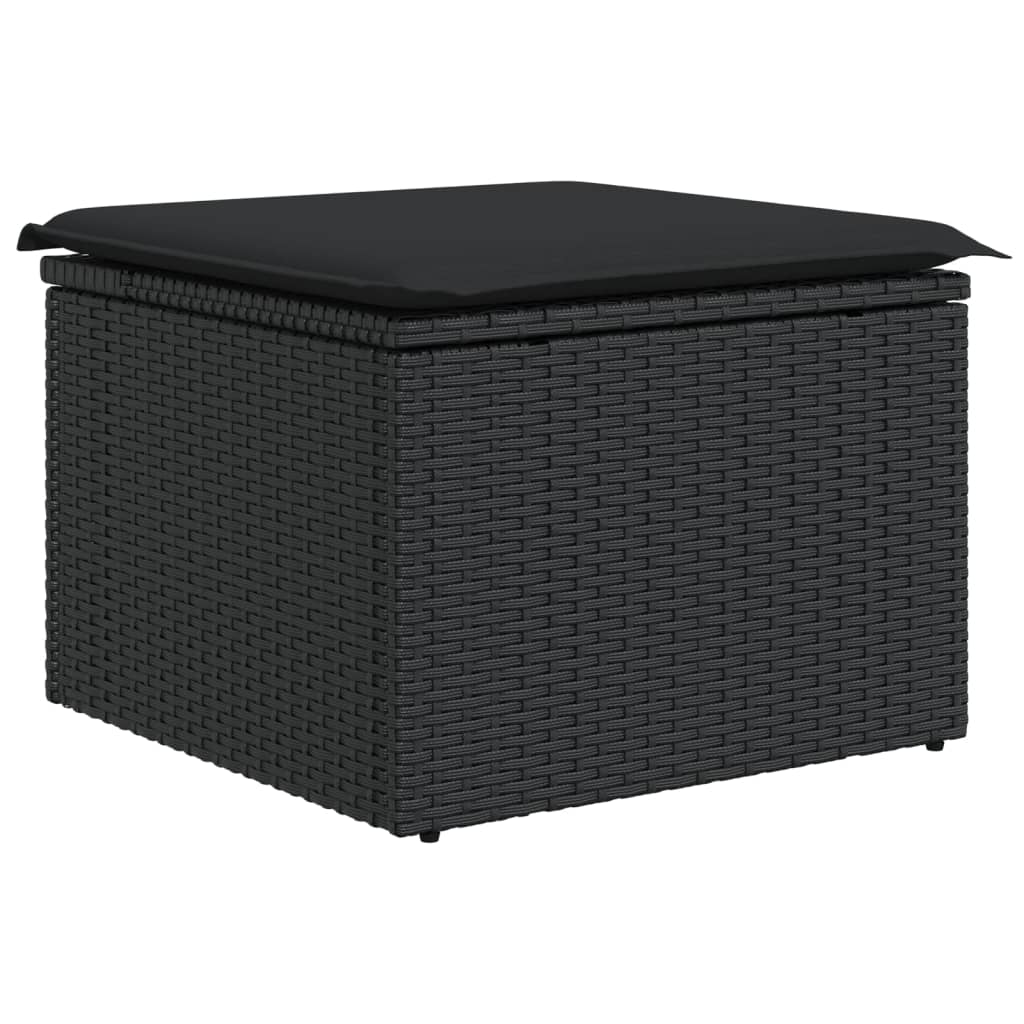 Set Canapele De Grădină Cu Perne, 7 Piese, , Poliratan