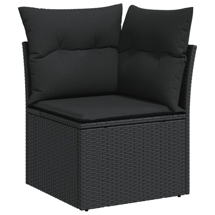 Set Canapele De Grădină Cu Perne, 10 Piese, , Poliratan