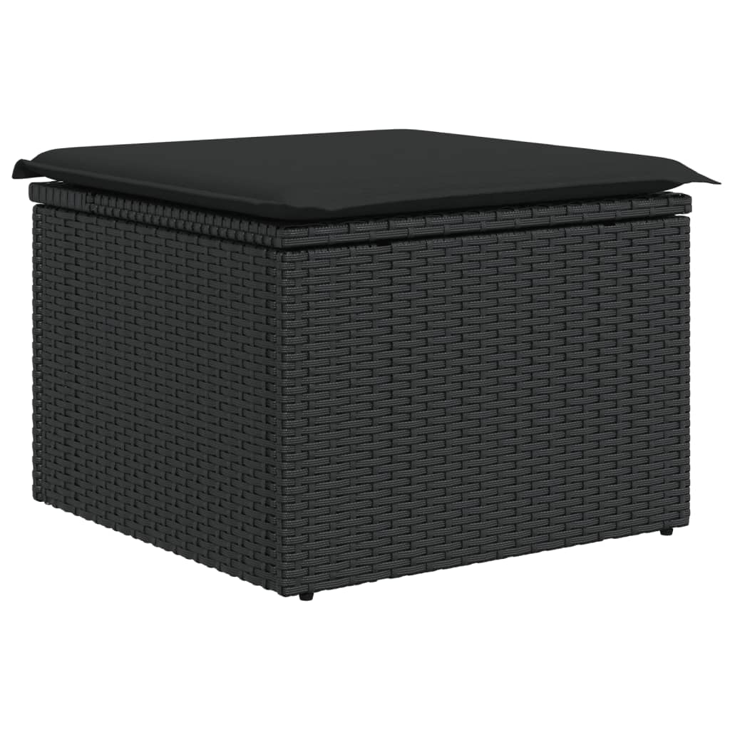 Set Canapele De Grădină Cu Perne, 10 Piese, , Poliratan