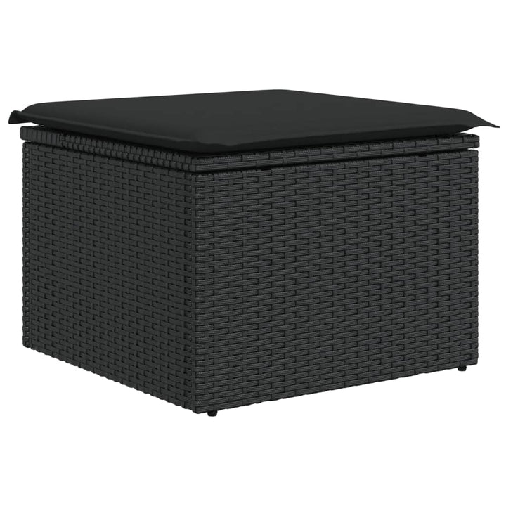 Set Canapele De Grădină Cu Perne, 10 Piese, , Poliratan