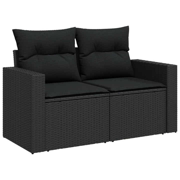 Set Canapele De Grădină Cu Perne, 10 Piese, , Poliratan
