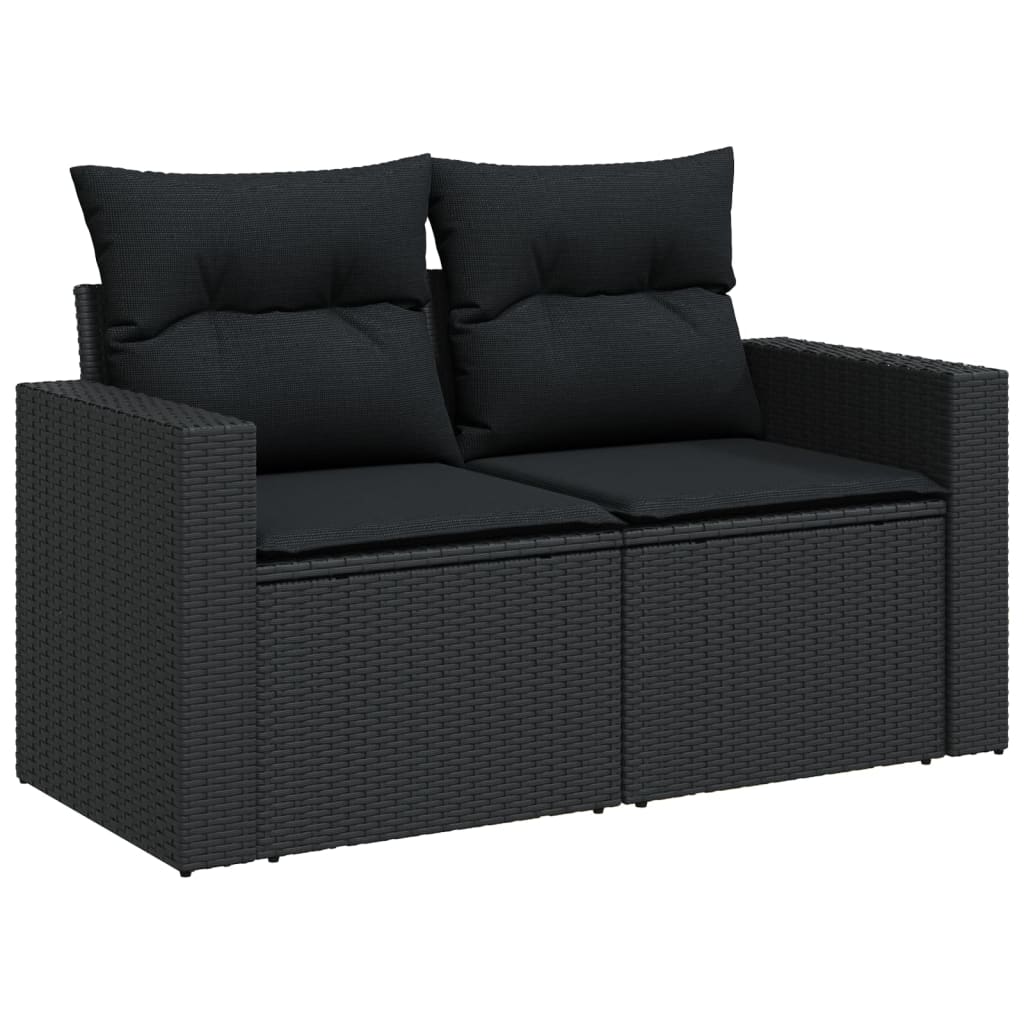Set Canapele De Grădină Cu Perne, 10 Piese, , Poliratan