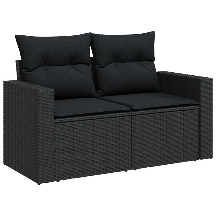 Set Canapele De Grădină Cu Perne, 10 Piese, , Poliratan