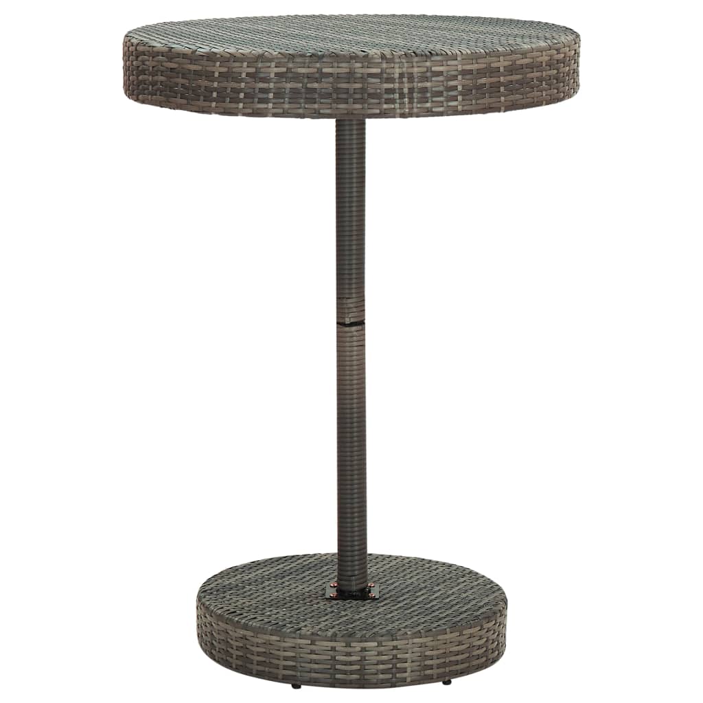 Set Mobilier Bar De Grădină, Cu Perne, 5 Piese, , Poliratan