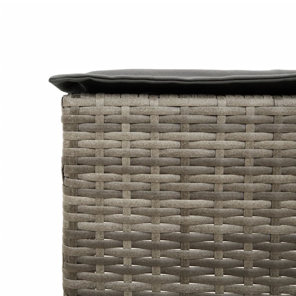 Set Mobilier Bar De Grădină, Cu Perne, 5 Piese, , Poliratan