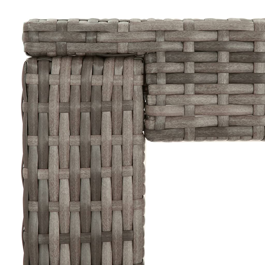 Set Mobilier Bar De Grădină, Cu Perne, 5 Piese, , Poliratan