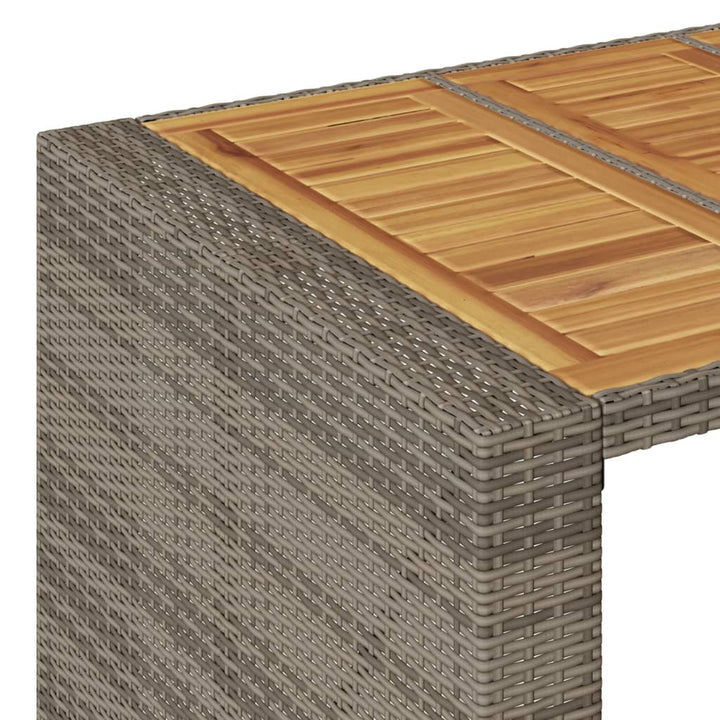 Set Mobilier Bar De Grădină, Cu Perne, 5 Piese, , Poliratan