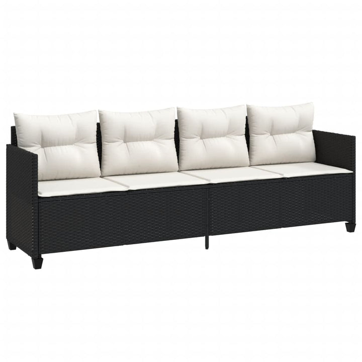 Set Mobilier De Grădină Cu Perne, 5 Piese, , Poliratan