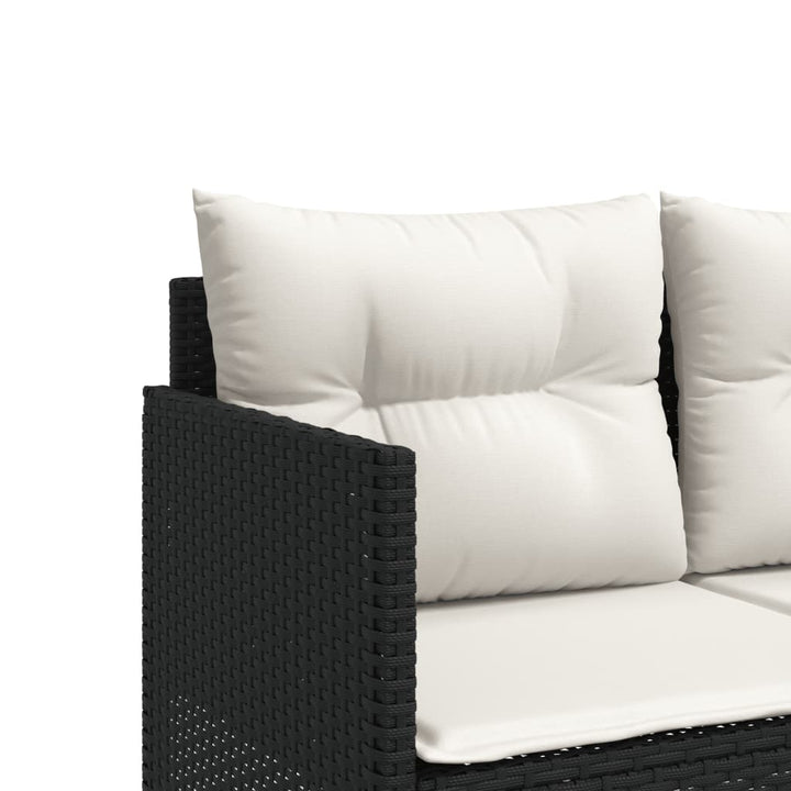 Set Mobilier De Grădină Cu Perne, 5 Piese, , Poliratan