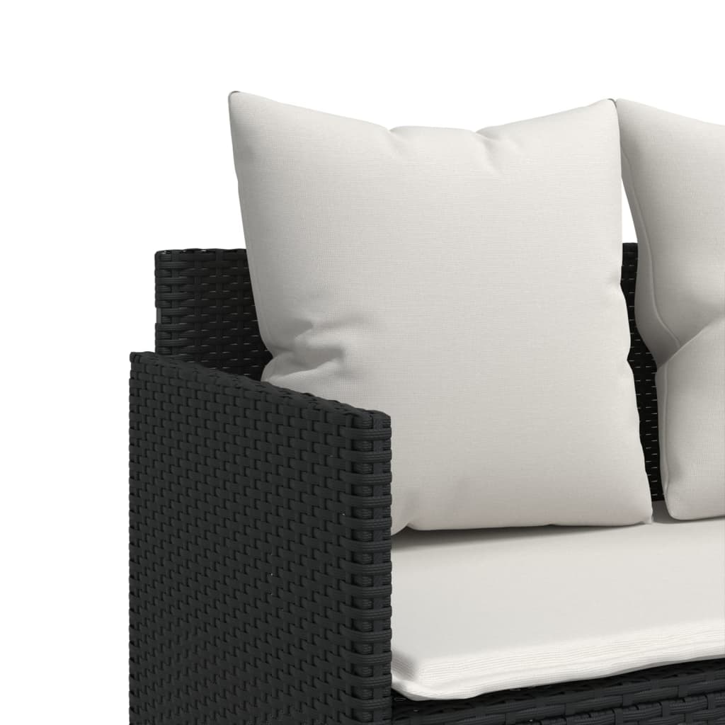 Set Mobilier De Grădină Cu Perne, 5 Piese, , Poliratan