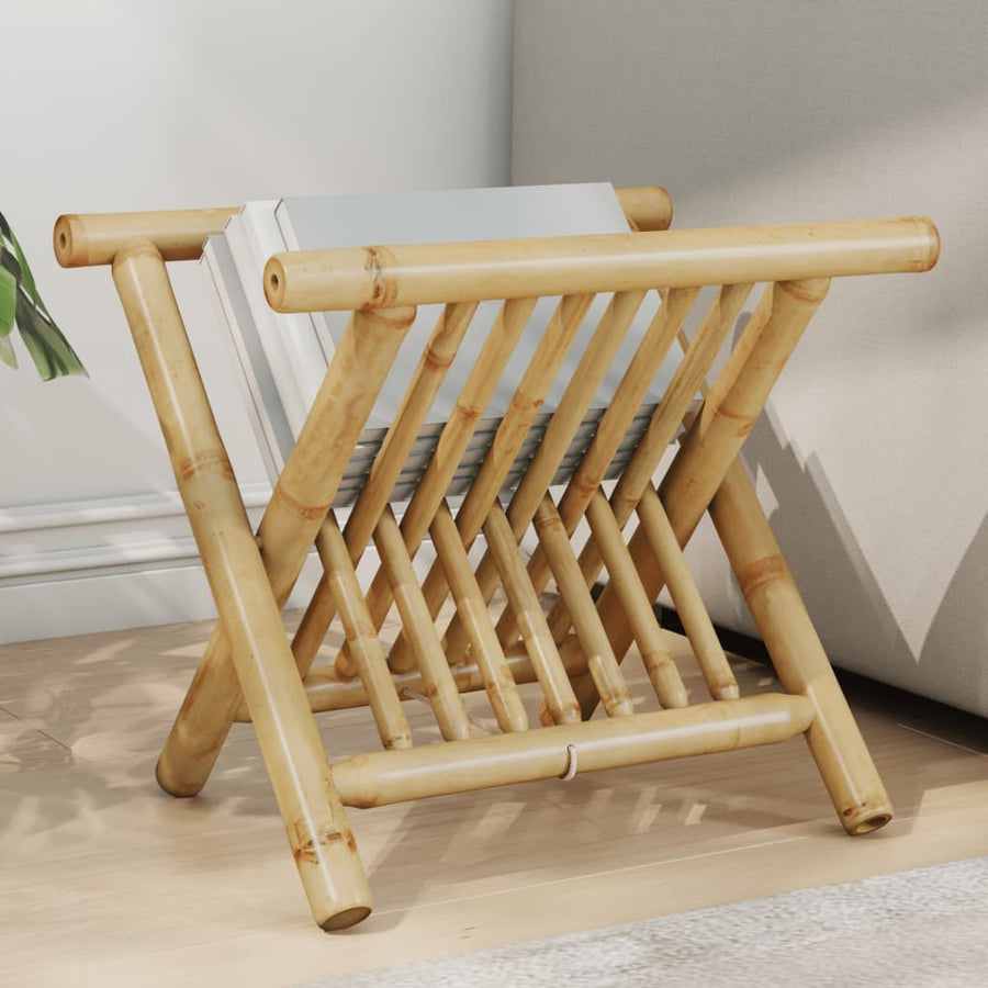 Suport Pentru Reviste, 42X30,5X34,5 Cm, Bambus