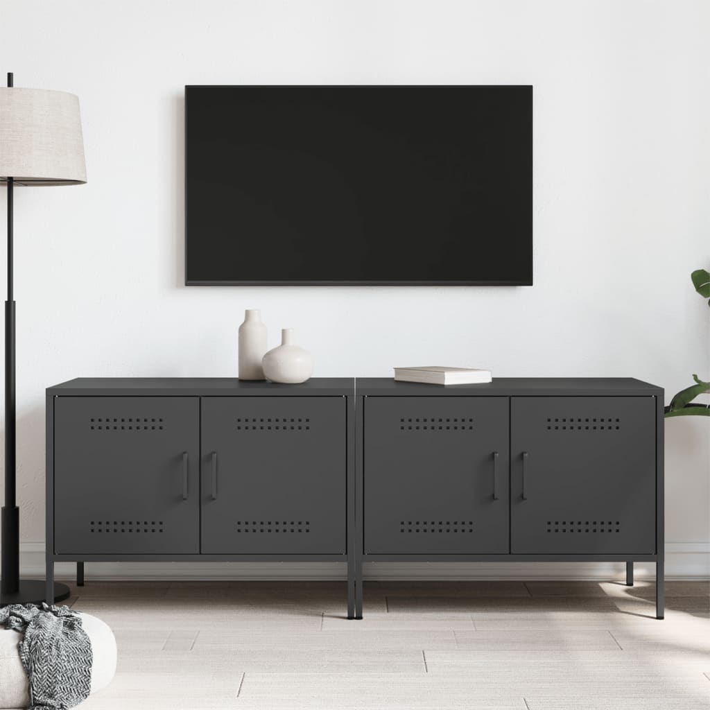 Dulapuri Tv, 2 Buc., , 68X39X50,5 Cm, Oțel